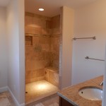 Stone Shower in Master Bathroom - Vacation Rental Home