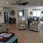Open Concept Kitchen, Dining and Living Room - Beach House Rental