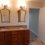 Master Bathroom Vanity and Mirrors - 8 Sandpiper Ct in Lewes, DE - Vacation Home for Weekly Rental